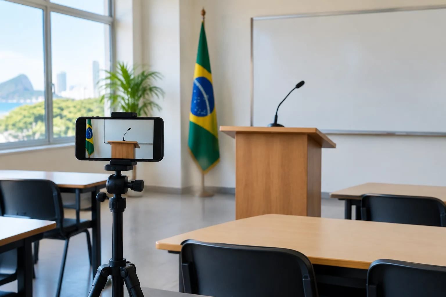 Prática gravada com feedback